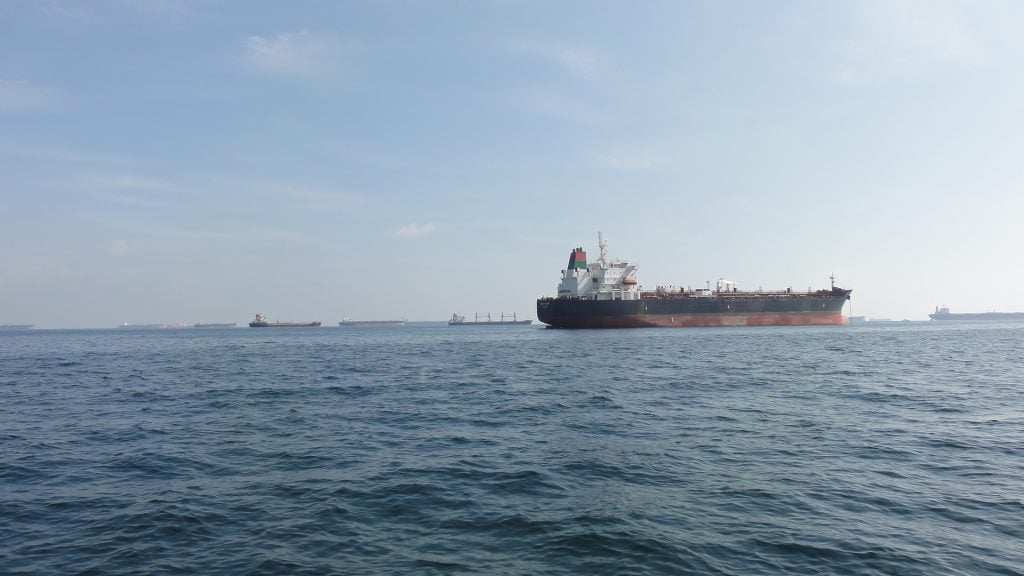 a look at the oil tankers near Fujairah